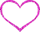 Glitter Pink Heart