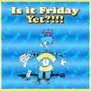 Robot "is it friday yet"