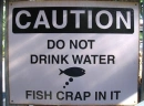 don't drink the water