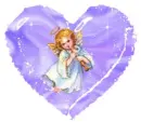 Angel Purple Heart