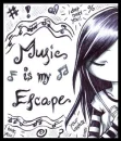 music is my escape