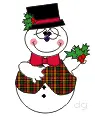 snow man singing