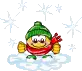 snowman playing
