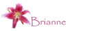 hibiscus flower with name Brianne