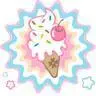 cute ice cream=kawaii ice cream