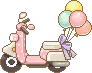 cute scooter