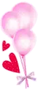 pink balloons