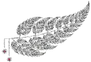 glitter leaf