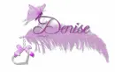 purple feather Denise