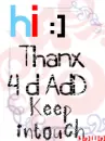 thxs 4 the add