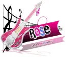 Glam Guitar-Rose