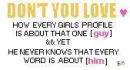 dont you love