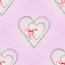Gem Heart Background