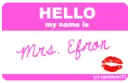 Mrs. Efron