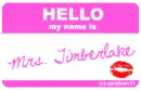 Mrs. Timberlake