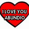 I LOVE YOU ABUNDIO