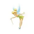 Tinkerbell spelling Leah with her wand