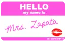 Mrs. Zapata