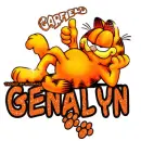 garfield name tag