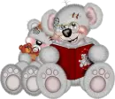 creddy bears reading a book