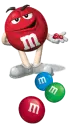 red m&m guy