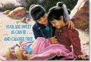 Two native american children