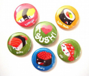 Cute sushi pins.