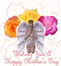 Mother's Day Angel With Roses