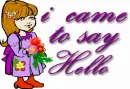 say hello