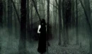 alone in the dark forest.