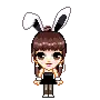 girl with bunny ears