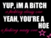 You're a HOE