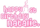 NATALIE 2ND BIRTHDAY