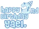 yaels 2nd birthday