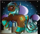 aladin's pony's cousin (family related)
