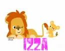 Cartoon Lions- Izza