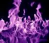 purple flames