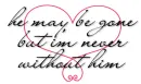 without him
