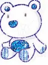 Teddy Bear (Blue)