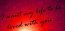 lived with you 