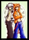 kto and haru fanart