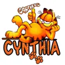 Garfield name tag