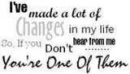 changes