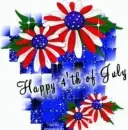 Red White Blue Flowers