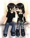 cute goth couple