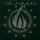 in flames