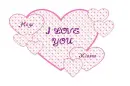 I LOVE YOU HEARTS