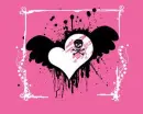 skull and heart
