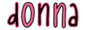 donna name