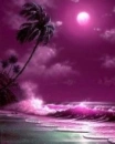 pink water